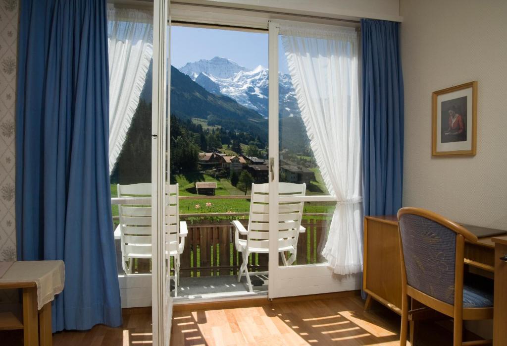 Hotel Berghaus Wengen Oda fotoğraf